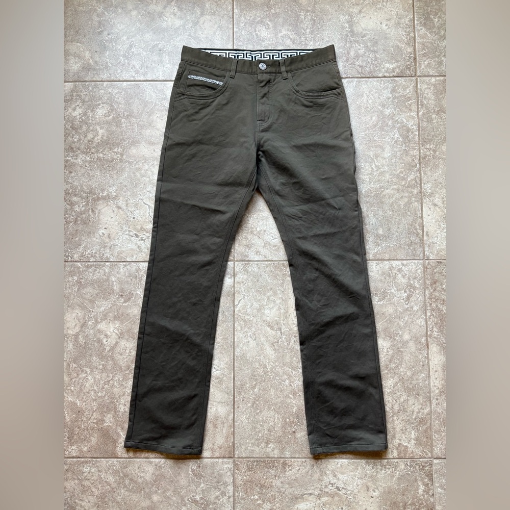 Brown Bootcut embroidered western jeans 32x32
